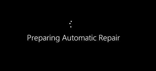 windows preparing automatic repair